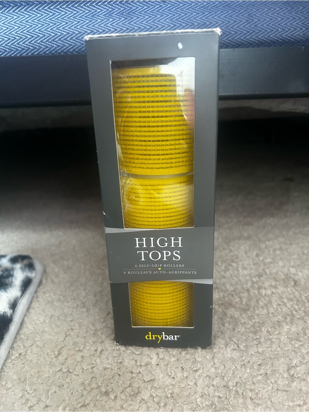 Drybar High Tops Self-Grip Rollers Set of 5 Yellow w/ Box